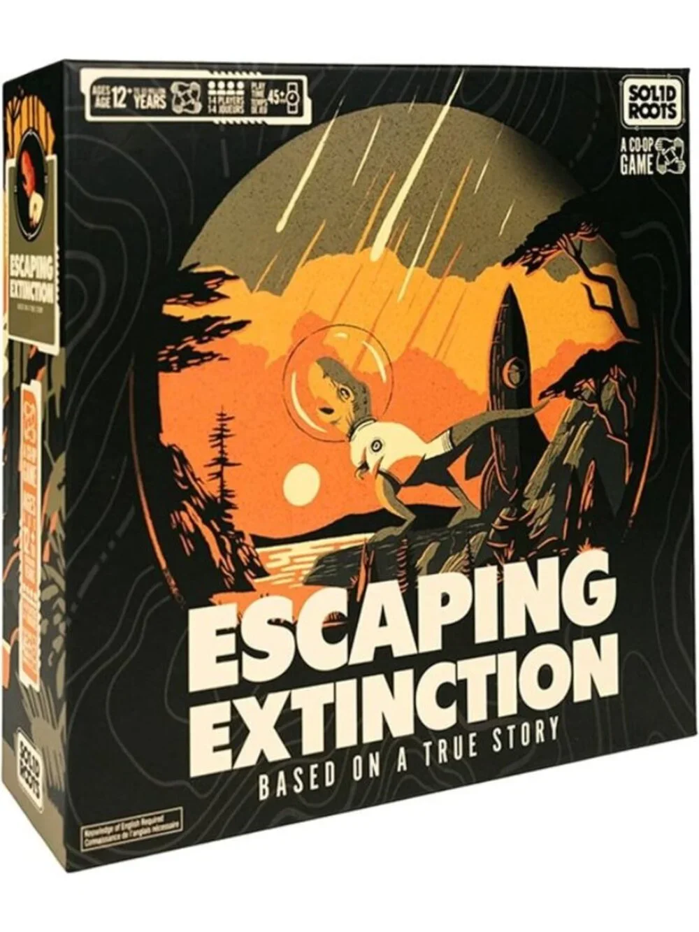 Escaping Extinction Cooperative Board Game For Ages 12+ Solid Roots 4-8 Players